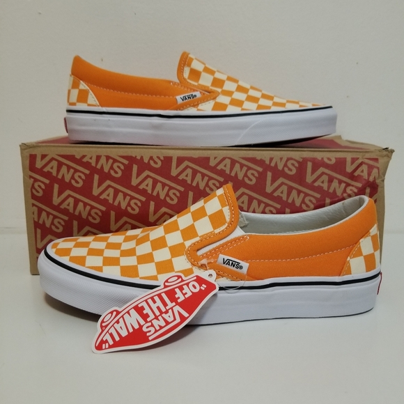 cheddar checkerboard vans
